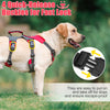 PUPTECK Escape Proof Dog Harness - No Pull Soft Padded Dog Vest Harness and Double Handles Leash Set for Large Dogs Walking Training Hiking Hunting