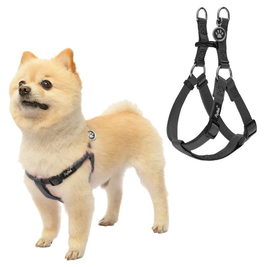 Dog Harness - No Pull Reflective Adjustable with ID Tag